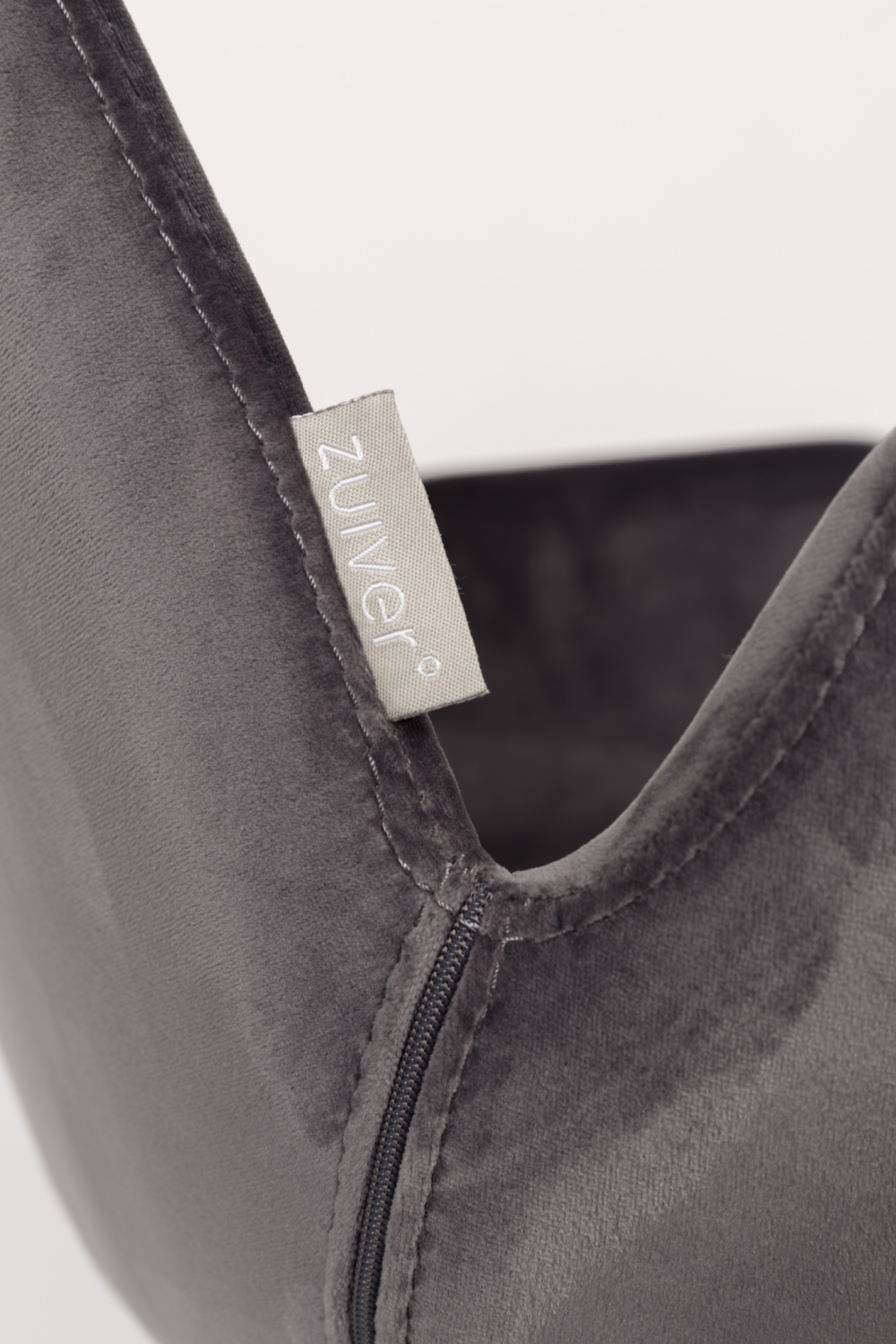 Dark Gray Velvet Dining Chairs (2) | Zuiver Brit | OROA.com