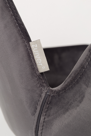 Dark Gray Velvet Dining Chairs (2) | Zuiver Brit | OROA.com