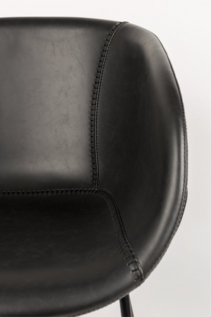 Baseball-Stitched Leather Armchairs (2) | Zuiver Feston | OROA.com