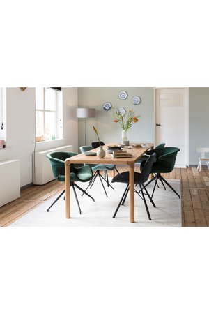 Bucket Seat Velvet Dining Armchairs (2) | Zuiver Mia | Oroa.com