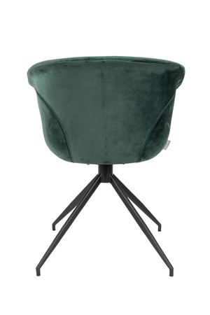 Bucket Seat Velvet Dining Armchairs (2) | Zuiver Mia | Oroa.com