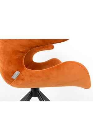 Bucket Seat Velvet Dining Armchairs (2) | Zuiver Mia | Oroa.com