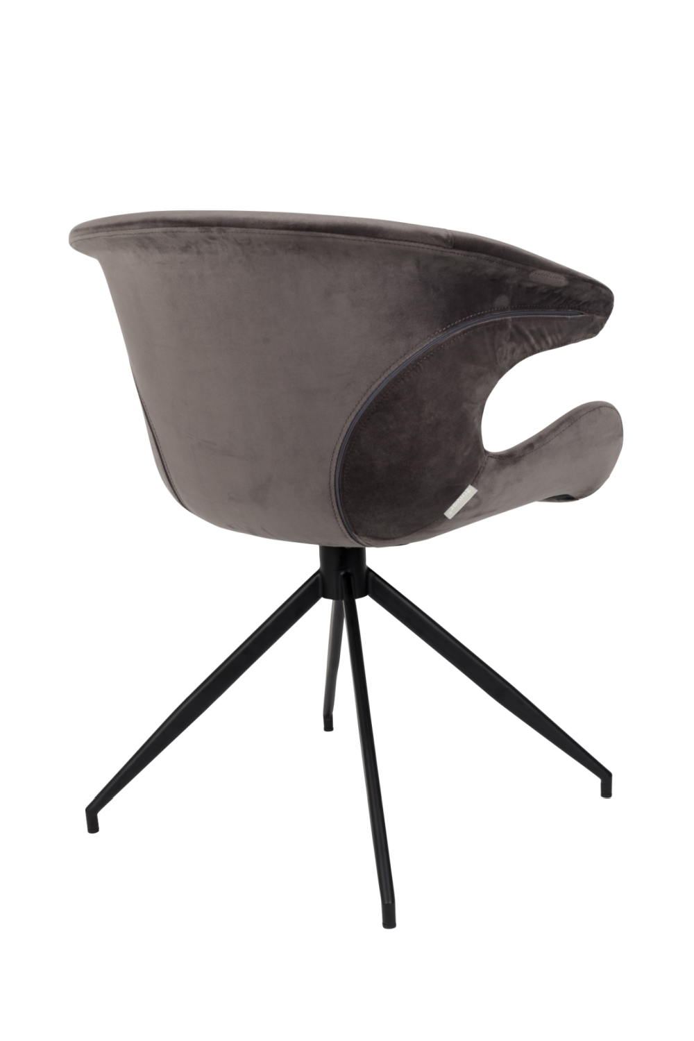 Bucket Seat Velvet Dining Armchairs (2) | Zuiver Mia | Oroa.com