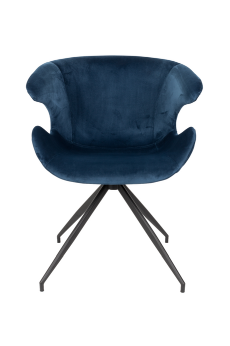   Bucket Seat Velvet Dining Armchairs (2) | Oroa.com