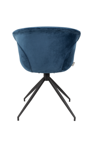 Bucket Seat Velvet Dining Armchairs (2) | Zuiver Mia | Oroa.com