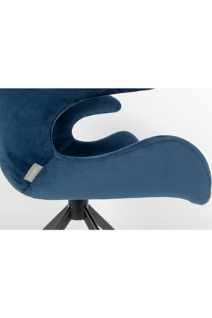 Bucket Seat Velvet Dining Armchairs (2) | Zuiver Mia | Oroa.com