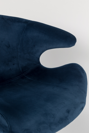 Bucket Seat Velvet Dining Armchairs (2) | Zuiver Mia | Oroa.com