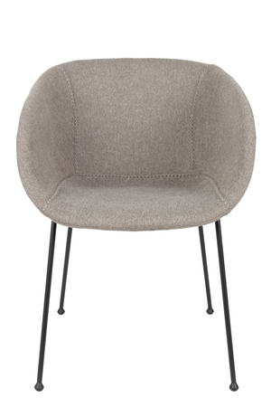 Gray Upholstered Armchairs (2) | Zuiver Feston | OROA.com