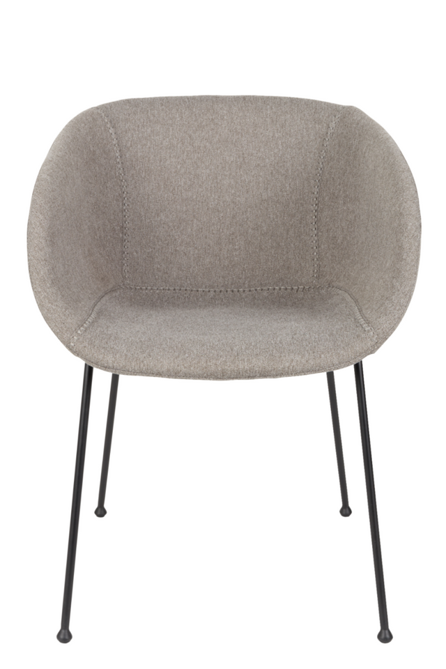 Gray Upholstered Armchairs (2) | Zuiver Feston | OROA.com