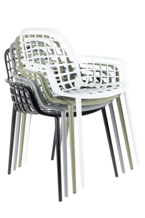 Aluminum Garden Dining Armchairs (2) | Zuiver Albert Kuip | Oroa.com