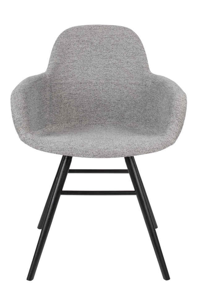 Fabric Upholstered Dining Armchairs (2) | Zuiver Albert Kuip | Oroa.com