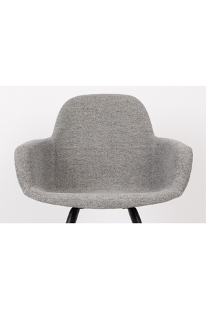 Fabric Upholstered Dining Armchairs (2) | Zuiver Albert Kuip | Oroa.com