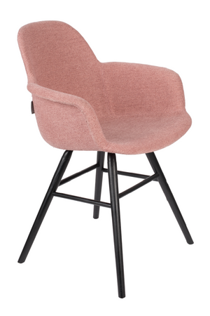 Fabric Upholstered Dining Armchairs (2) | Zuiver Albert Kuip | Oroa.com