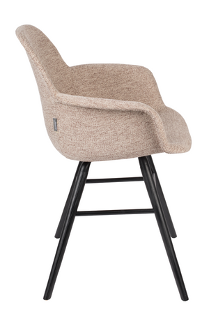 Fabric Upholstered Dining Armchairs (2) | Zuiver Albert Kuip | Oroa.com