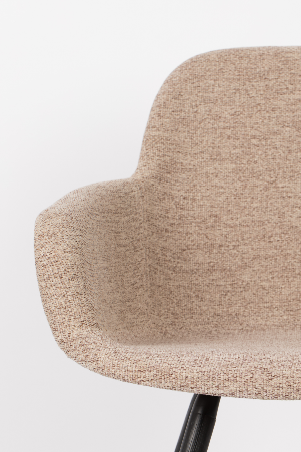 Fabric Upholstered Dining Armchairs (2) | Zuiver Albert Kuip | Oroa.com