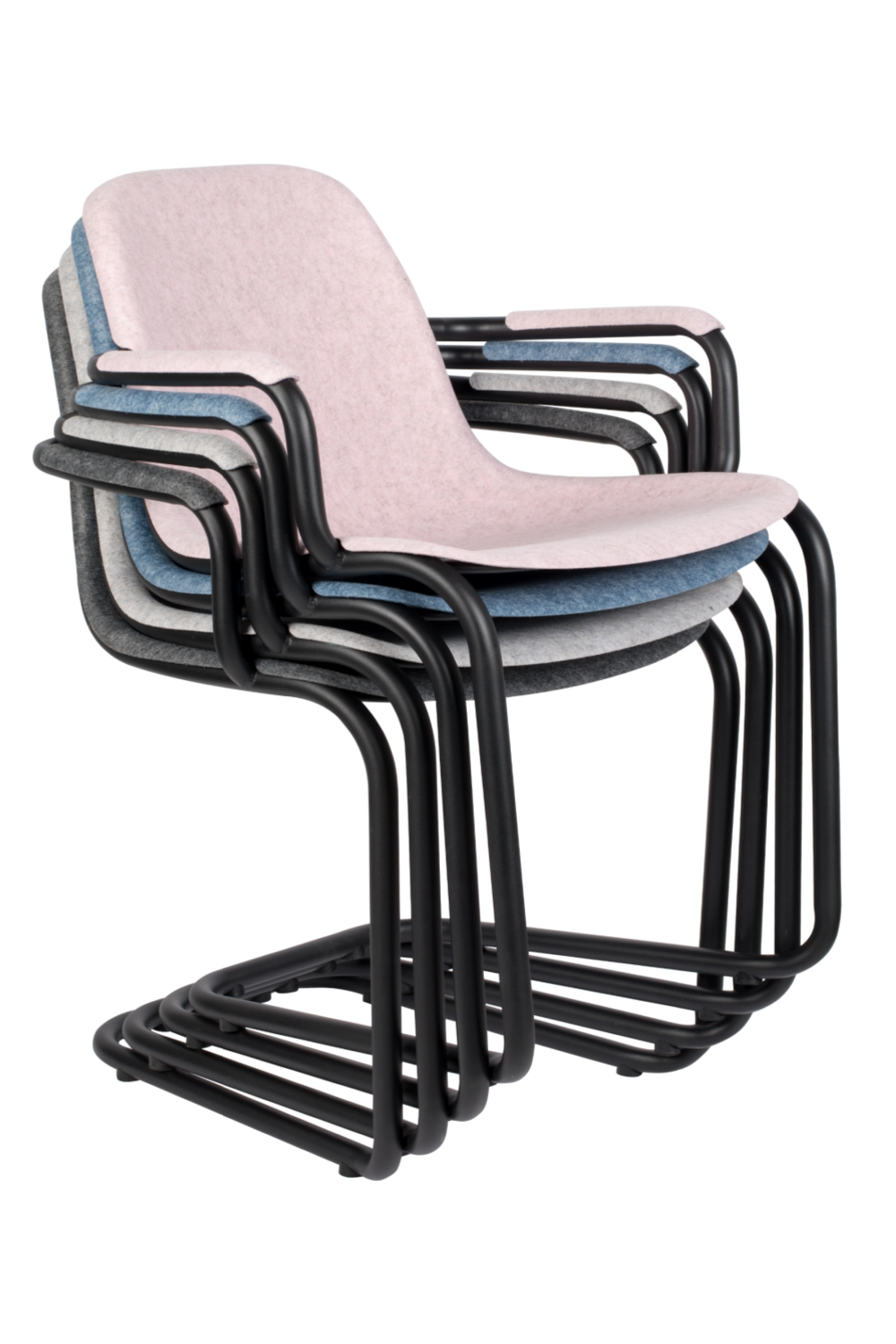 Cantilevered Dining Armchairs (2) | Zuiver Thirsty | Oroa.com