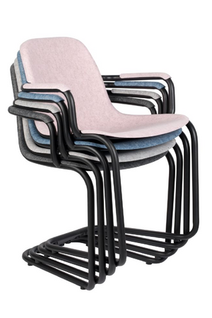 Cantilevered Dining Armchairs (2) | Zuiver Thirsty | Oroa.com