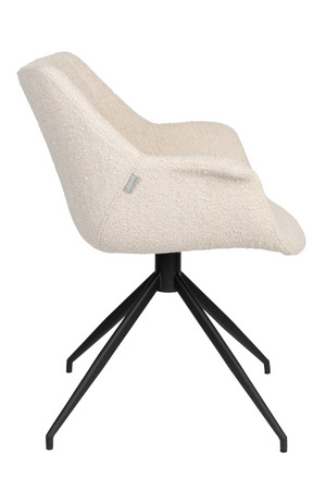 Upholstered Swivel Armchair Set (2) | Zuiver Doulton | OROA.com