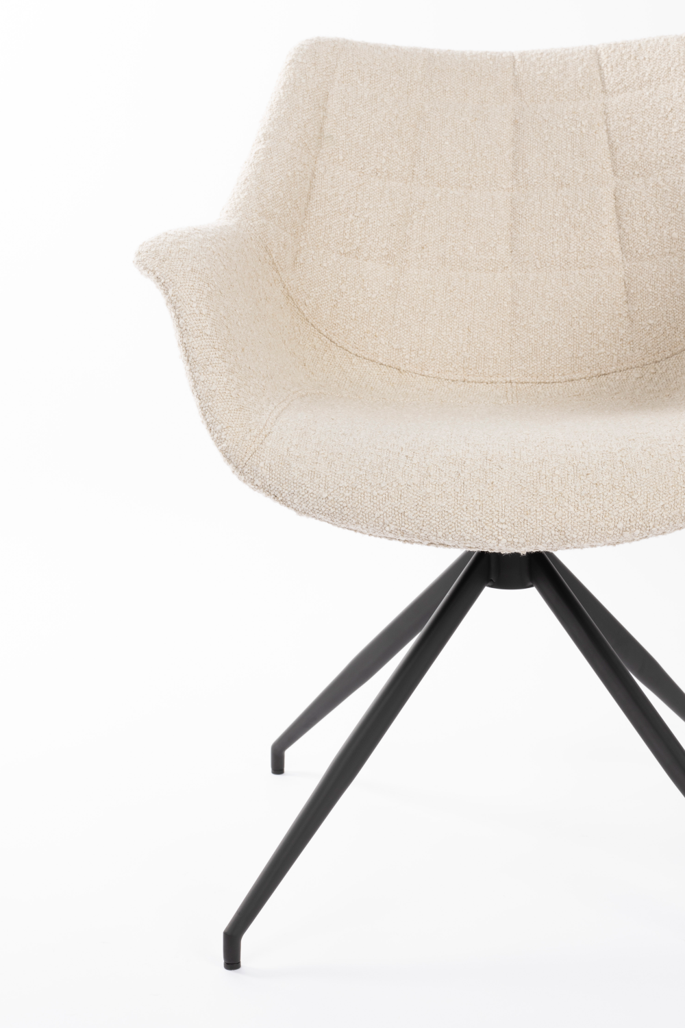 Upholstered Swivel Armchair Set (2) | Zuiver Doulton | OROA.com