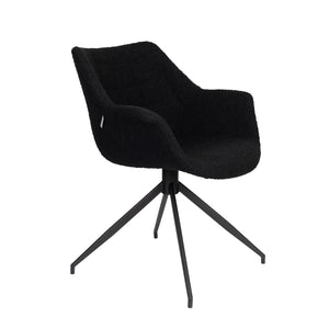   Upholstered Swivel Armchair Set (2) | Oroa.com