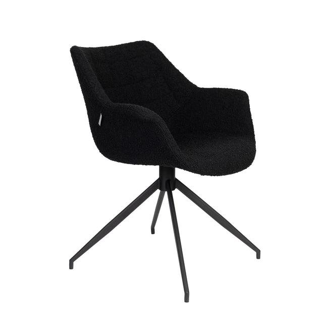 Upholstered Swivel Armchair Set (2) | Zuiver Doulton | OROA.com