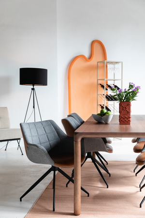 Upholstered Swivel Armchair Set (2) | Zuiver Doulton | OROA.com