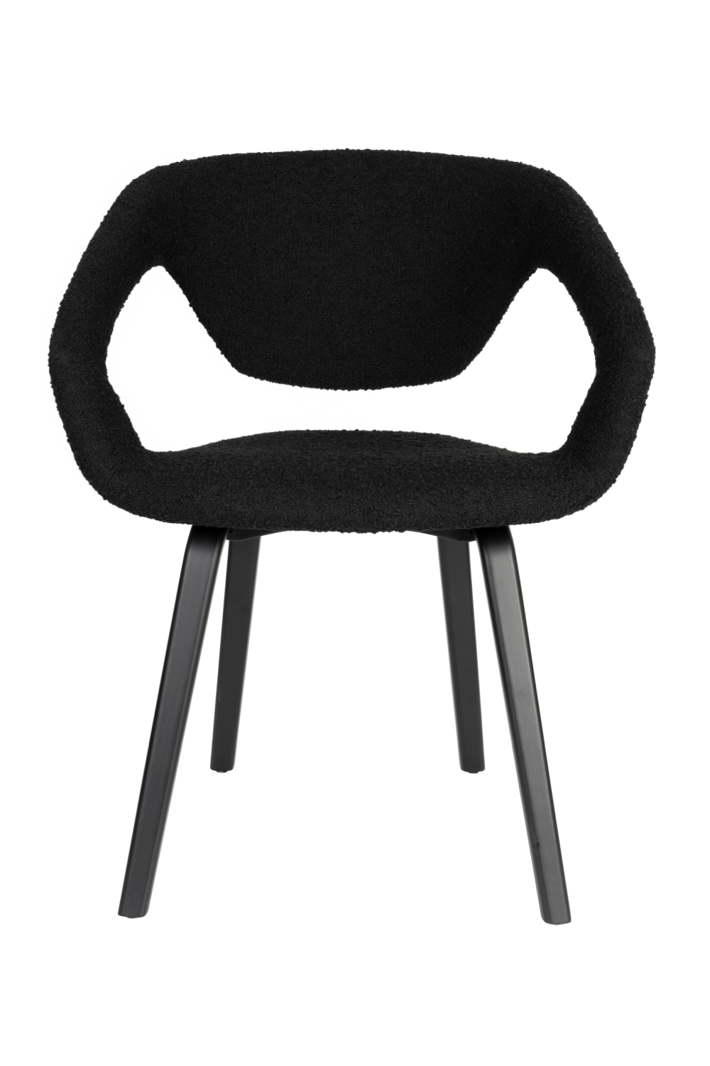 Bouclé Dining Armchairs (2) | Zuiver Flexback | OROA.com