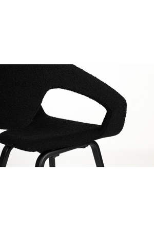 Bouclé Dining Armchairs (2) | Zuiver Flexback | OROA.com