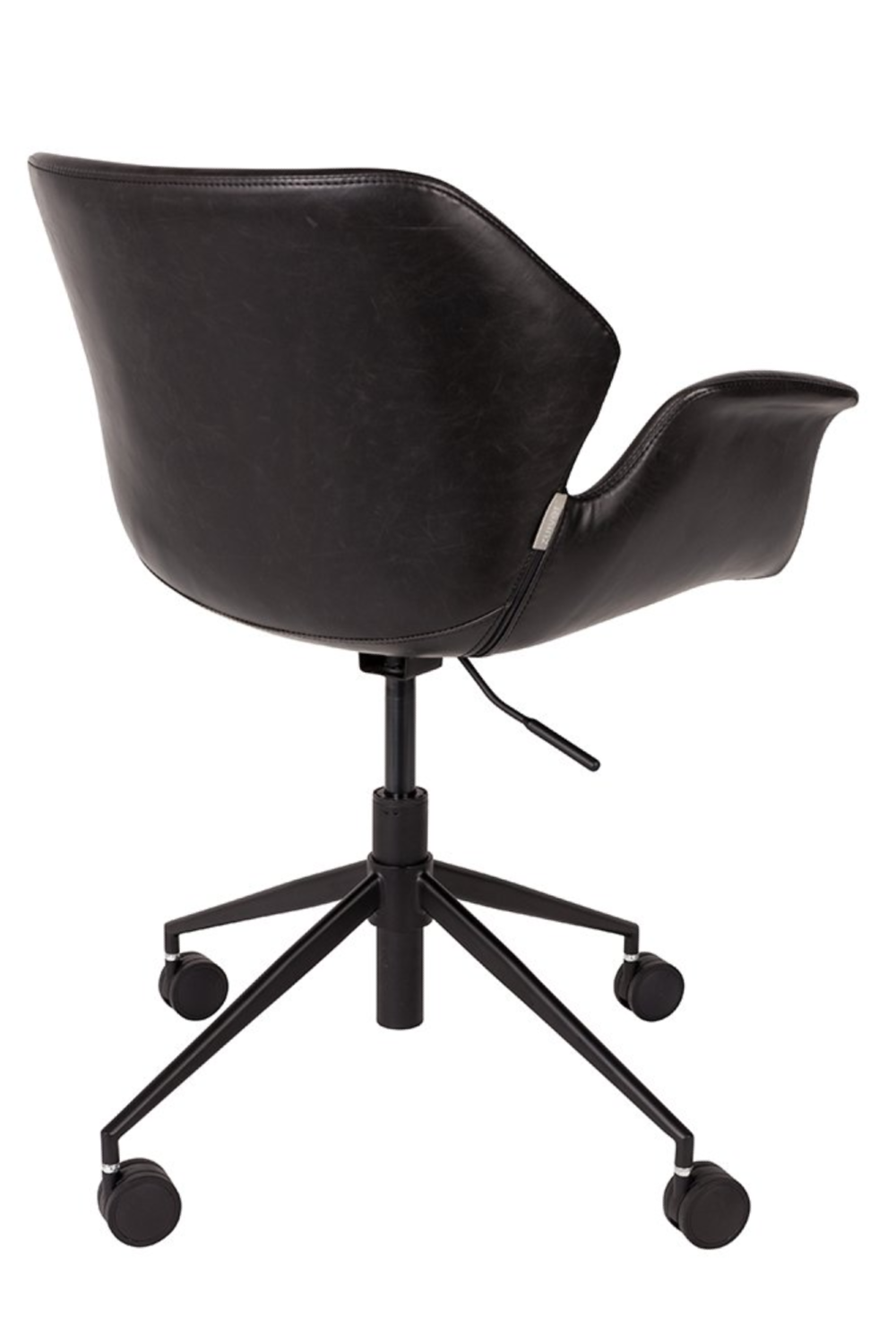 Black Leather Office Chair | Zuiver Nikki | OROA.com