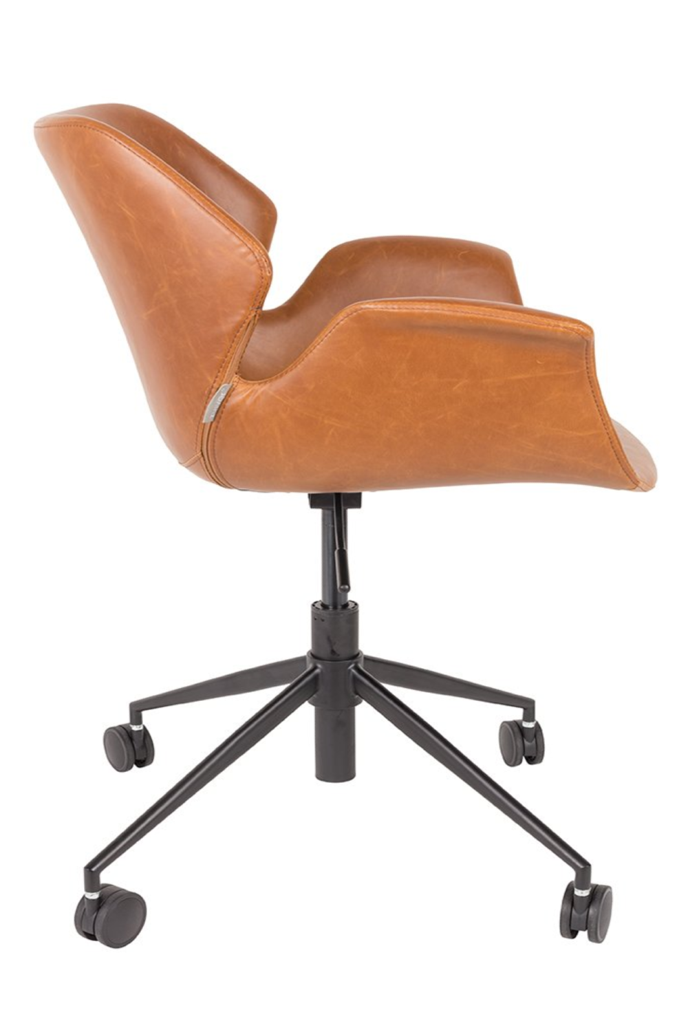 Leather Swivel Office Chair | Zuiver Nikki | Oroa.com