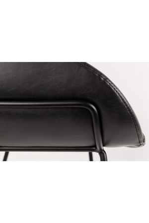 Baseball-Stitched Leather Bar Stools (2) | Zuiver Feston | Oroa.com