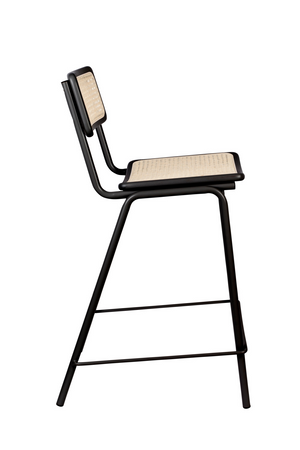 Wood Framed Rattan Counter Stools (2) | Zuiver Jort | OROA.com