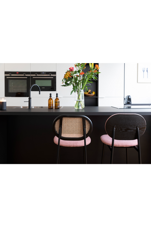 Rattan Backrest Counter Stool | Zuiver Spike | OROA.com