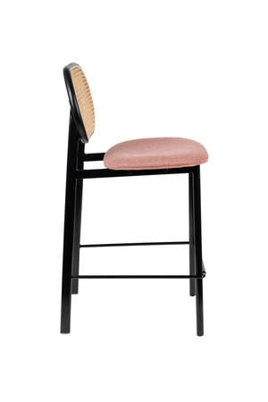 Rattan Backrest Counter Stool | Zuiver Spike | OROA.com