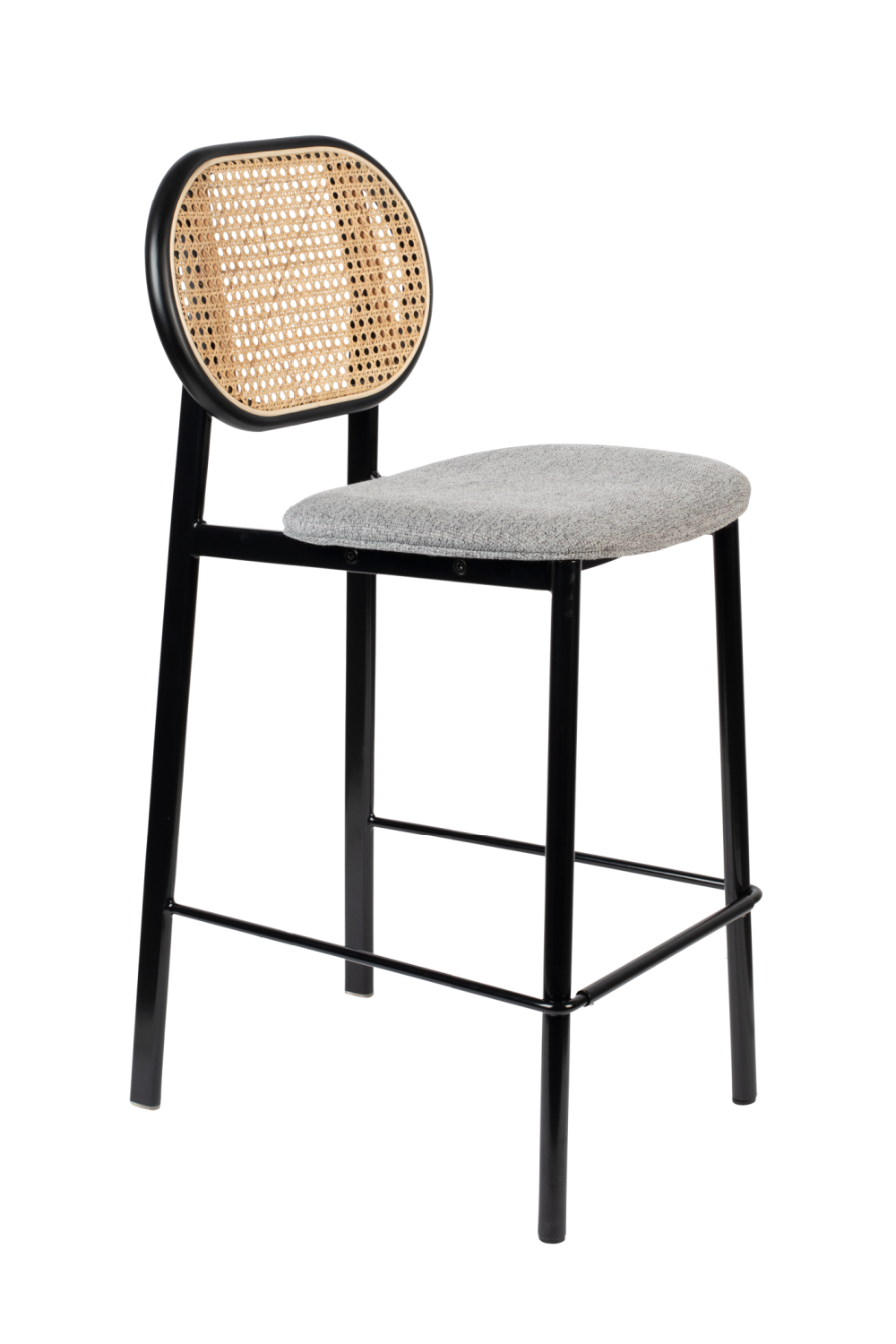Rattan Backrest Counter Stool | Zuiver Spike | OROA.com