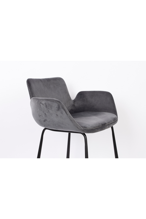 Velvet Upholstered Counter Stools (2) | Zuiver Brit | OROA.com