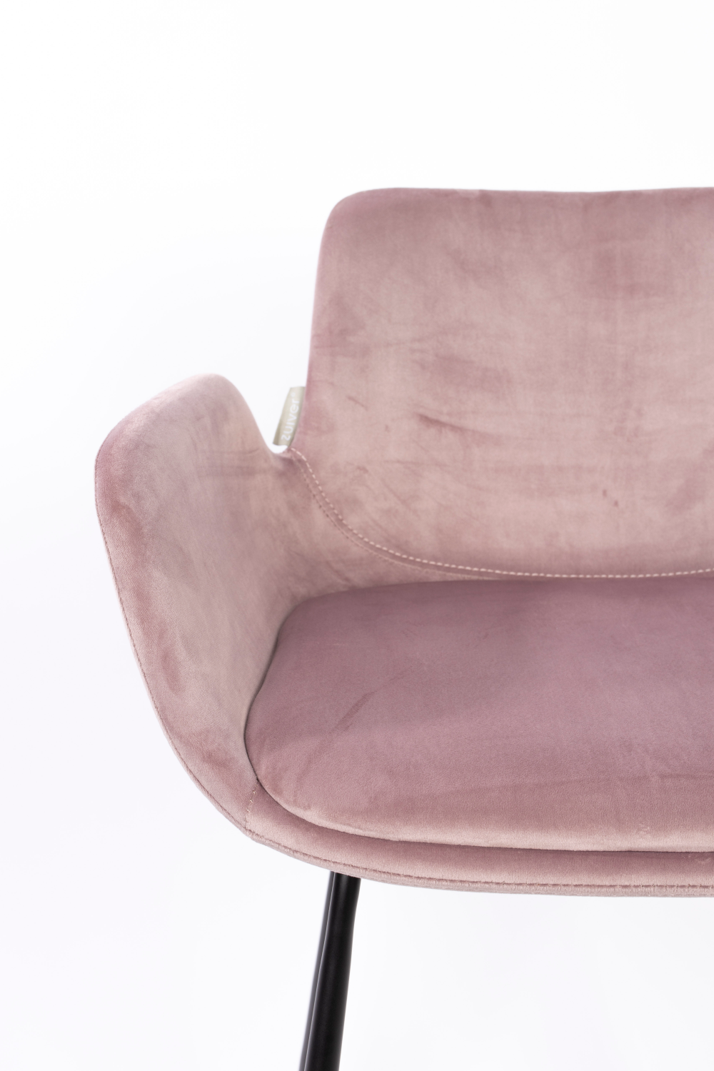 Velvet Upholstered Counter Stools (2) | Zuiver Brit | OROA.com