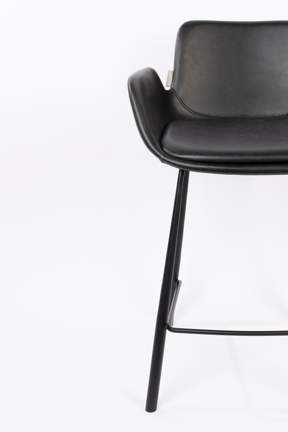 Leather Upholstered Counter Stools (2) | Zuiver Brit | OROA.com