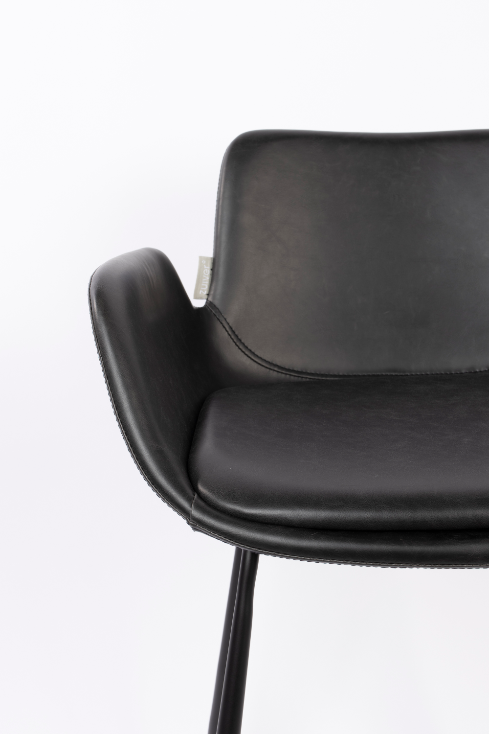 Leather Upholstered Counter Stools (2) | Zuiver Brit | OROA.com