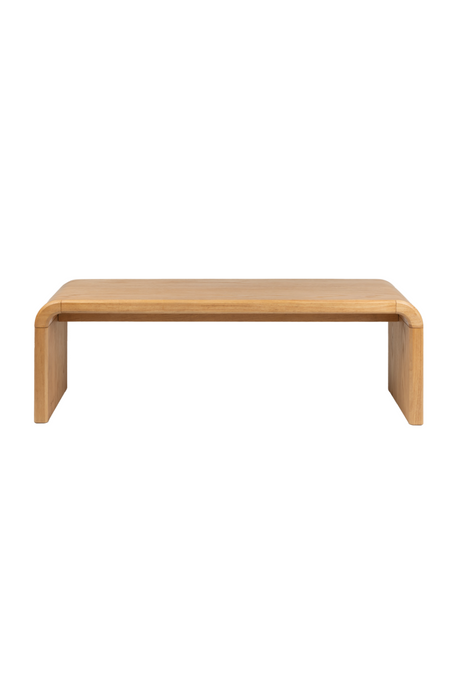 Oak Curved Bench | Zuiver Brave | OROA.com