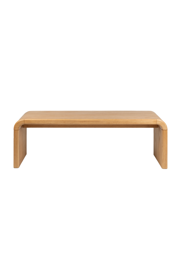 Oak Curved Bench | Zuiver Brave | OROA.com