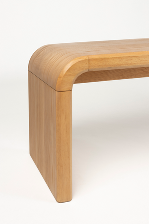 Oak Curved Bench | Zuiver Brave | OROA.com