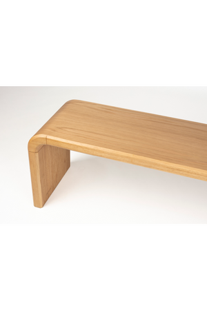 Oak Curved Bench | Zuiver Brave | OROA.com