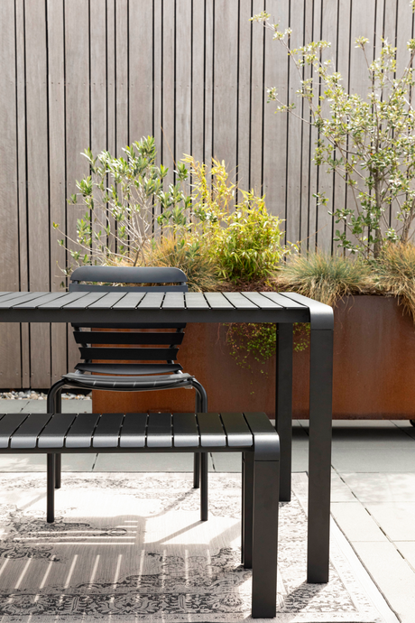 Rectangular Slatted Garden Bench | Zuiver Vonder | OROA.com
