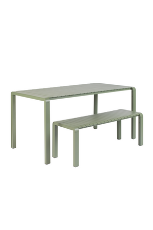 Rectangular Slatted Garden Bench | Zuiver Vonder | OROA.com