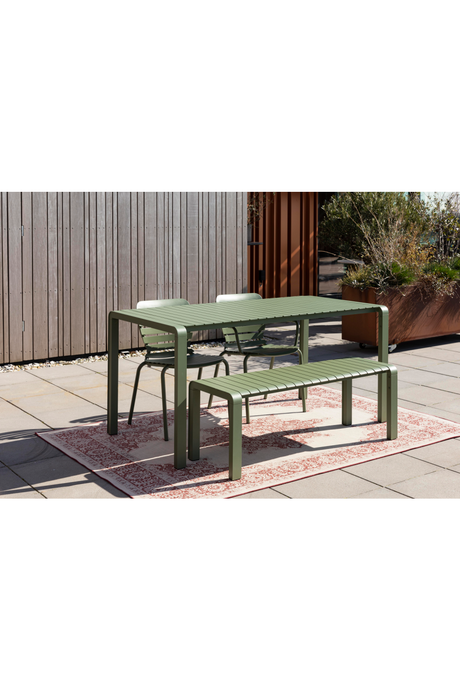 Rectangular Slatted Garden Bench | Zuiver Vonder | OROA.com