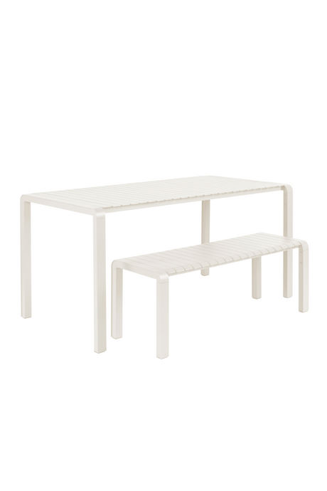 Rectangular Slatted Garden Bench | Zuiver Vonder | OROA.com