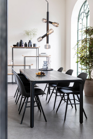 Lacquered Wood Dining Table (L) | Zuiver Storm | OROA.com