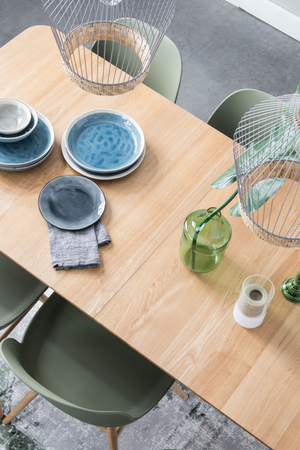 Extendable Natural Wood Dining Table (L) | Zuiver Glimps | OROA.com