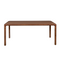 Lacquered Wood Dining Table (L) | Zuiver Storm | OROA.com